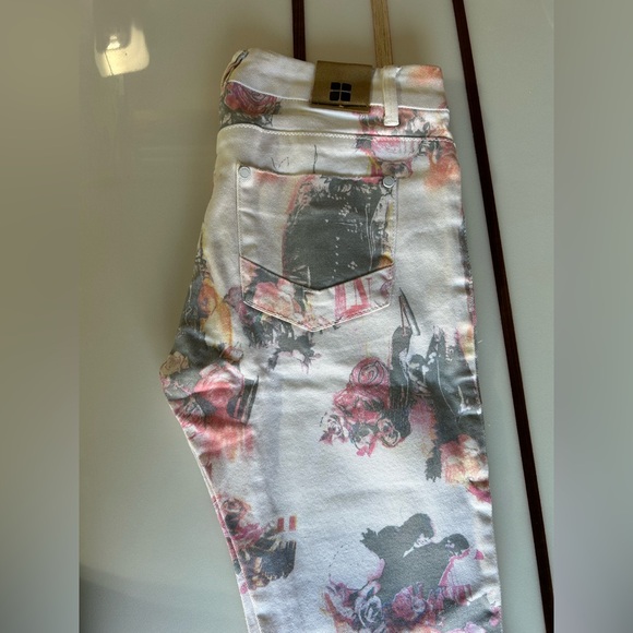 NWOT Insight 51 Flower Print Jeans - Picture 3 of 6
